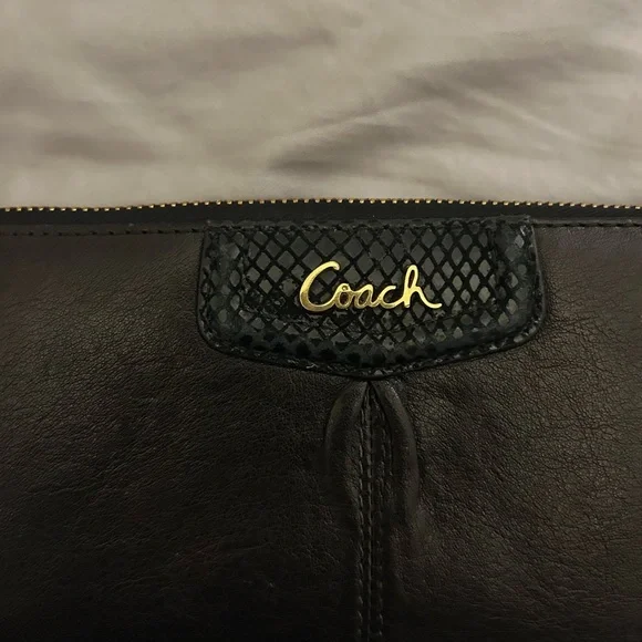 Coach Black Wallet and Wristlet Set - Picture 4 of 5